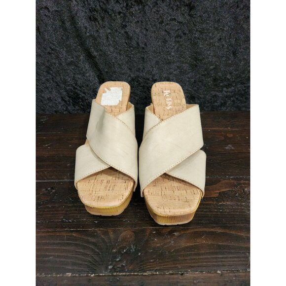 Korks Lynda Tan Chunky Platform Sandal/Sz. 10M NWOB - Picture 5 of 8